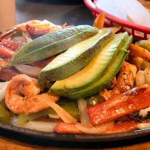 Fajitas de Camaron (Shrimp): $20
