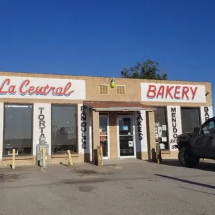 the outside of the building