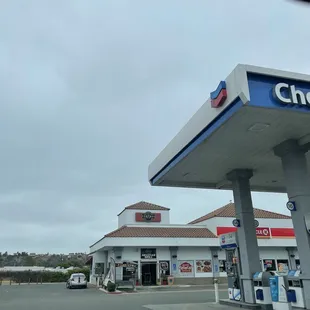 Next to chevron