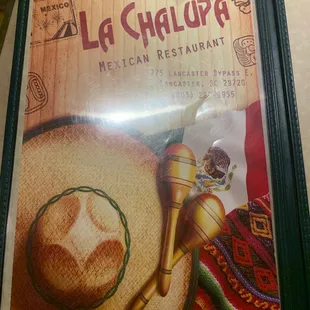 a mexican menu
