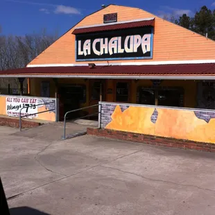 the outside of the building