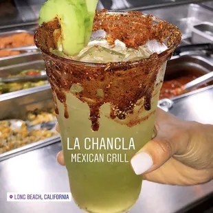 Who wants some!? Cucumber Chile y Limón Drink!