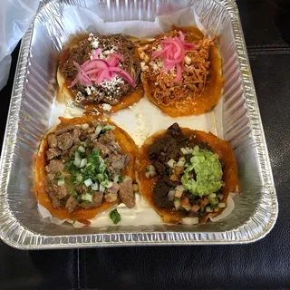 ANY 2 Chanclazos with Rice & Beans