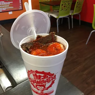 Combo de carne y camarón