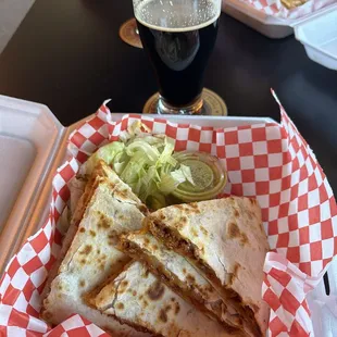 Campechano quesadilla