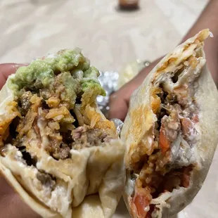 Super Burrito with guacamole