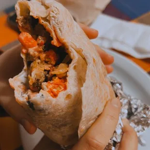 Hot Cheeto burrito