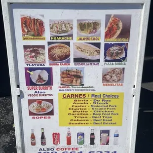 ramen and noodles, menu