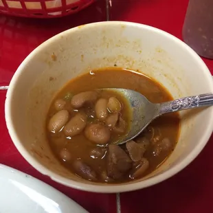 The best charro beans.