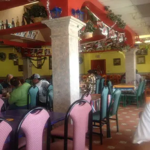 people sitting at tables