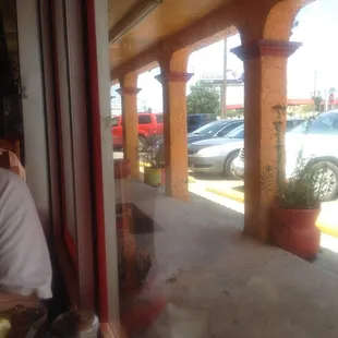 a man sitting at a table