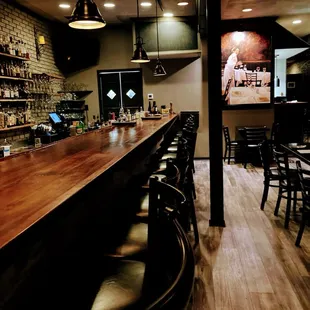 interior, sushi and sashimi