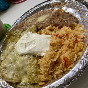 Enchiladas Verdes