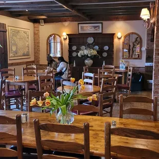 One of the dining rooms.
