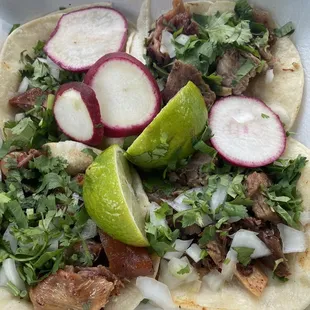 Carnitas Mixtas Tacos