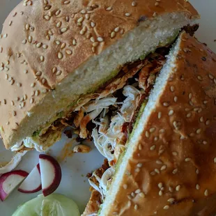 Cemita Poblano Torta