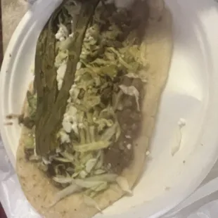 Huarache de asada