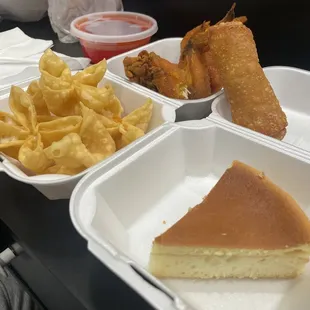 Krab Rangoon (6) Shrimp Egg Roll A1. Fried Chicken Wings