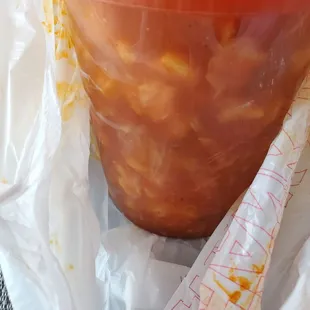 Pozole de res (es un poco picante) Beef corn soup (a little spicy)