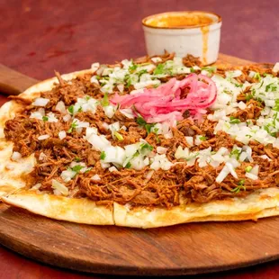 Quesabirria Pizza