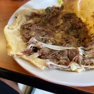 Quesadilla de barbacoa fenomenal ampliamente recomendable