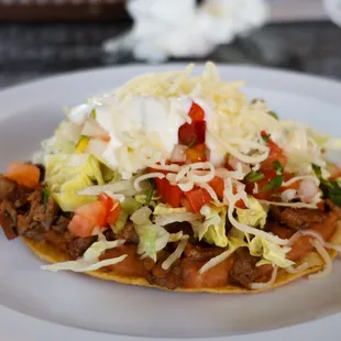 Tostada de Asada