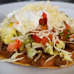 Tostada de Asada
