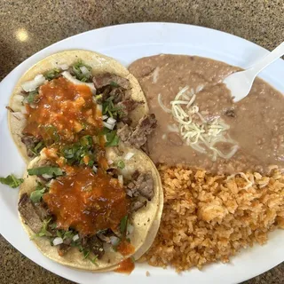 Two Taco Plate