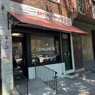 Front of the store. 413 E Girard Ave