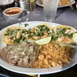 Shrimp tacos