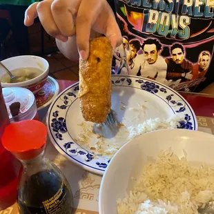 Huge egg roll