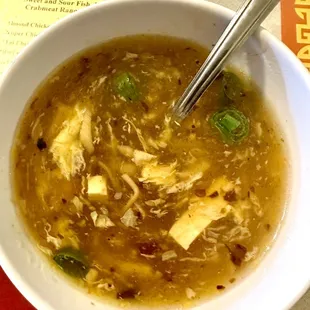 Sweet &amp; Sour soup.