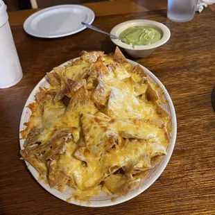 Cheese Chips And Guacamole