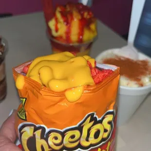 Hot Cheetos &amp; cheese