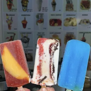 Chamoy mango paleta, Gansito paleta, bubble gum paleta