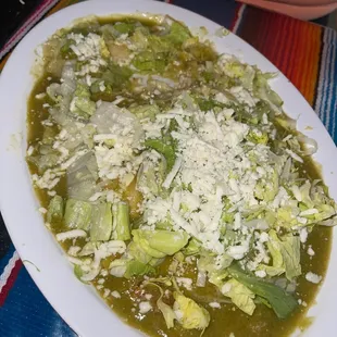 a plate of food