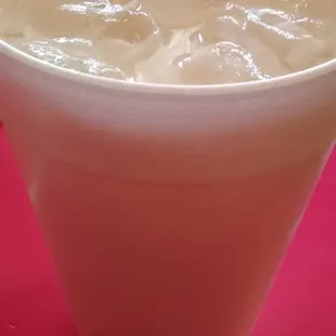 Horchata. Huge and very good.