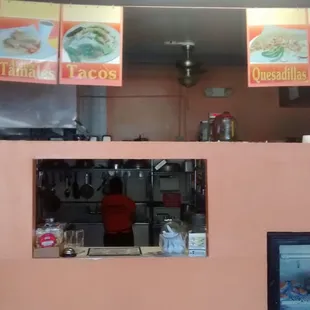 the interior of a restaurant