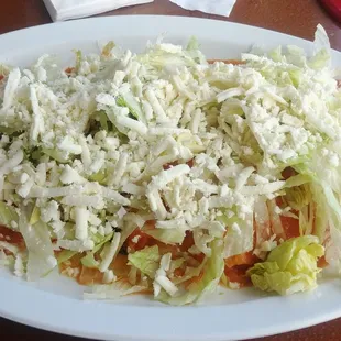 Chicken enchiladas