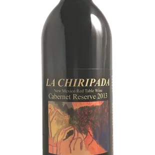 a bottle of red wine