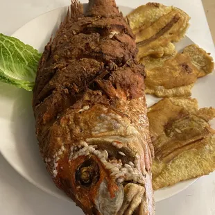 Pargo frito