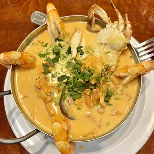 Cazuela de mariscos