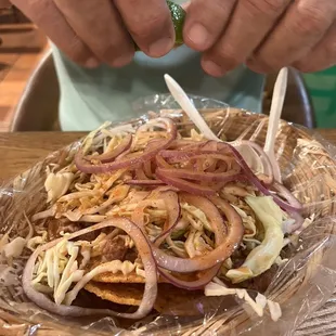 Tostadas ahogadas