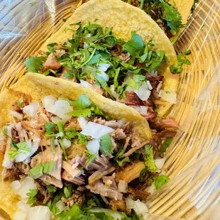 Tacos de Carnitas.