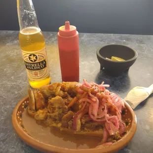 Deliciosa torta ahogada. A por ella!!!