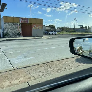 Outside on Rosecrans.