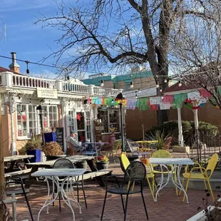 Beautiful outdoor view in the seating area