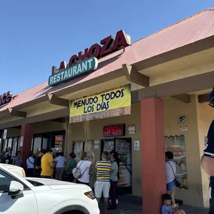 Front of the restaurant