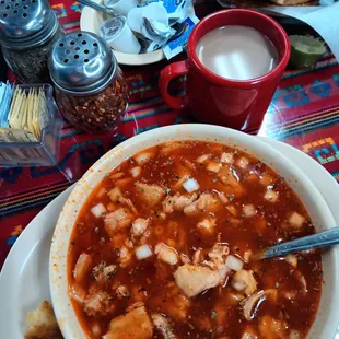 Menudo, is deliciously amazing.