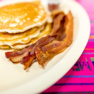 bacon and pancakes